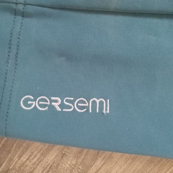 Gersumi Idun blue riding jacket grey collar size 8 - Picture 9 of 13